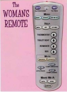 Finally a remote women can operate