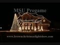 2011 Brown Christmas Light Show – MSU Pregame Fight Song – GO GREEN!